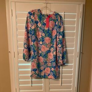 Alayna Long sleeve floral mini dress